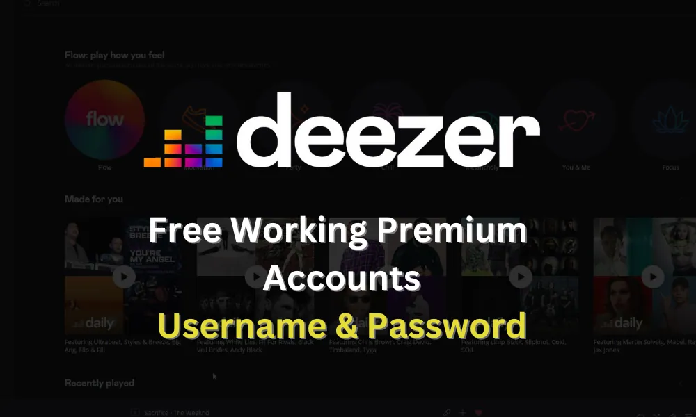 Free Deezer Premium Account & Password