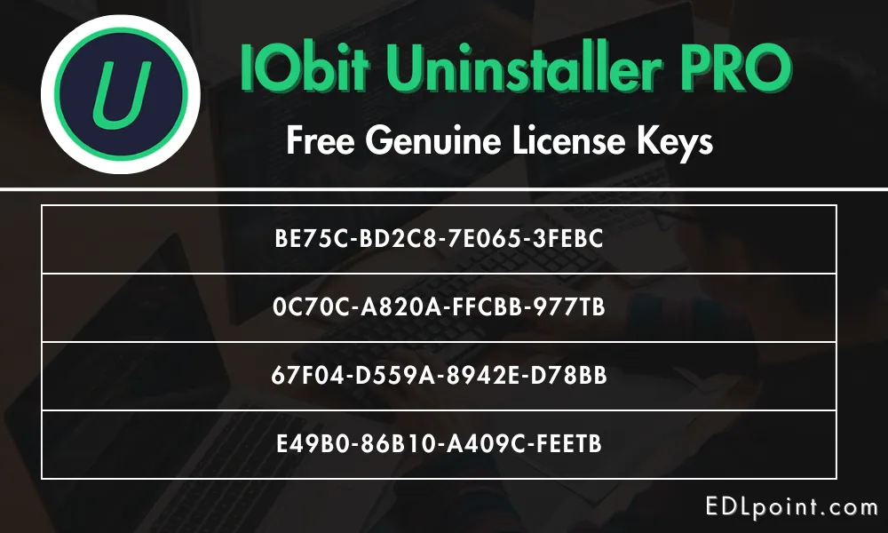 Iobit Uninstaller PRO Keys